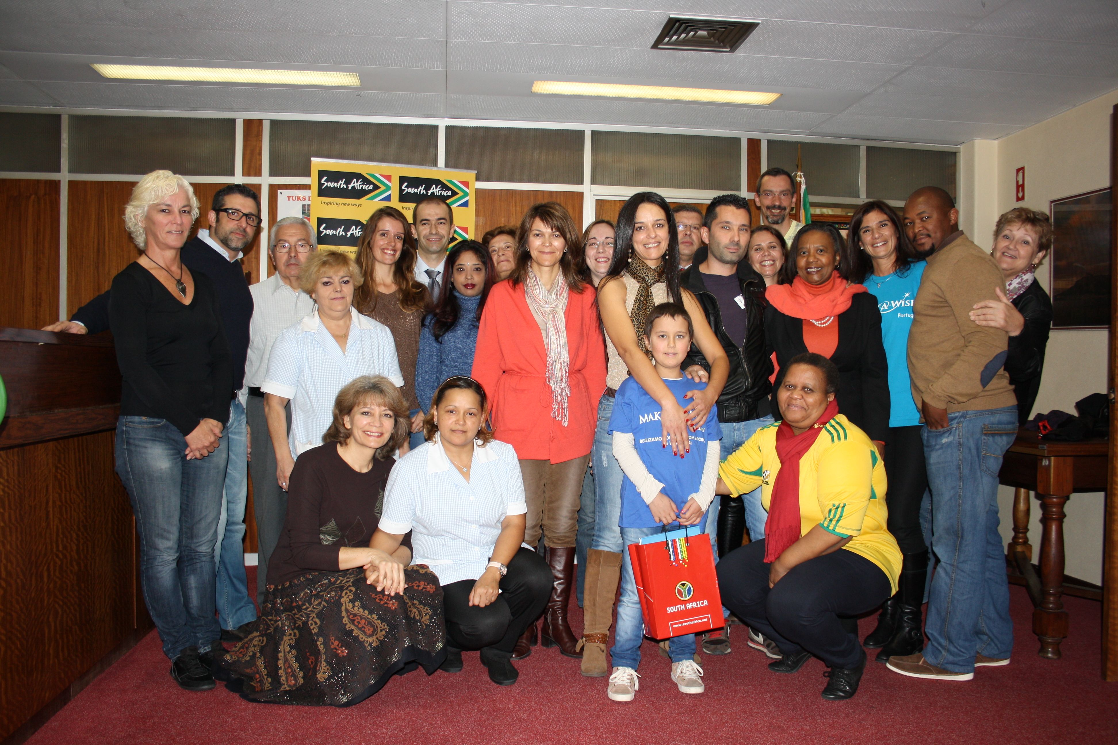 Cristiana and family were hosted at SA Embassy
