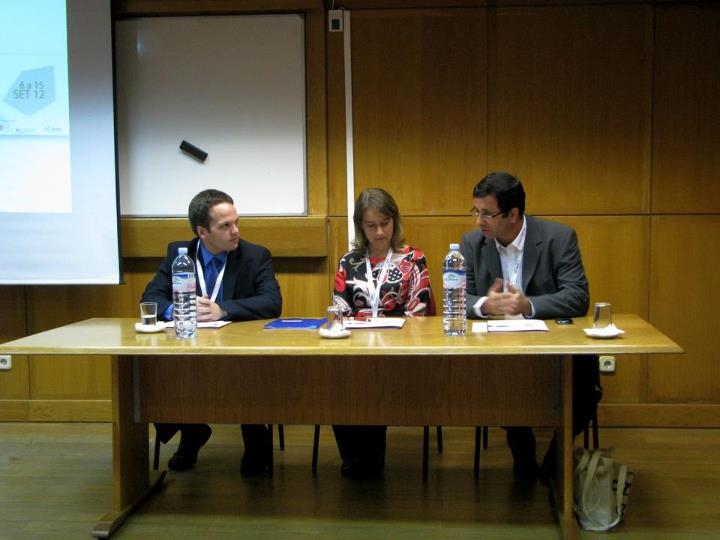 From left to right: Mr R Stroebel, First Secretary; Ms V Rodrigues, Board Member of CCILSA; Mr C Álvaro, APEA